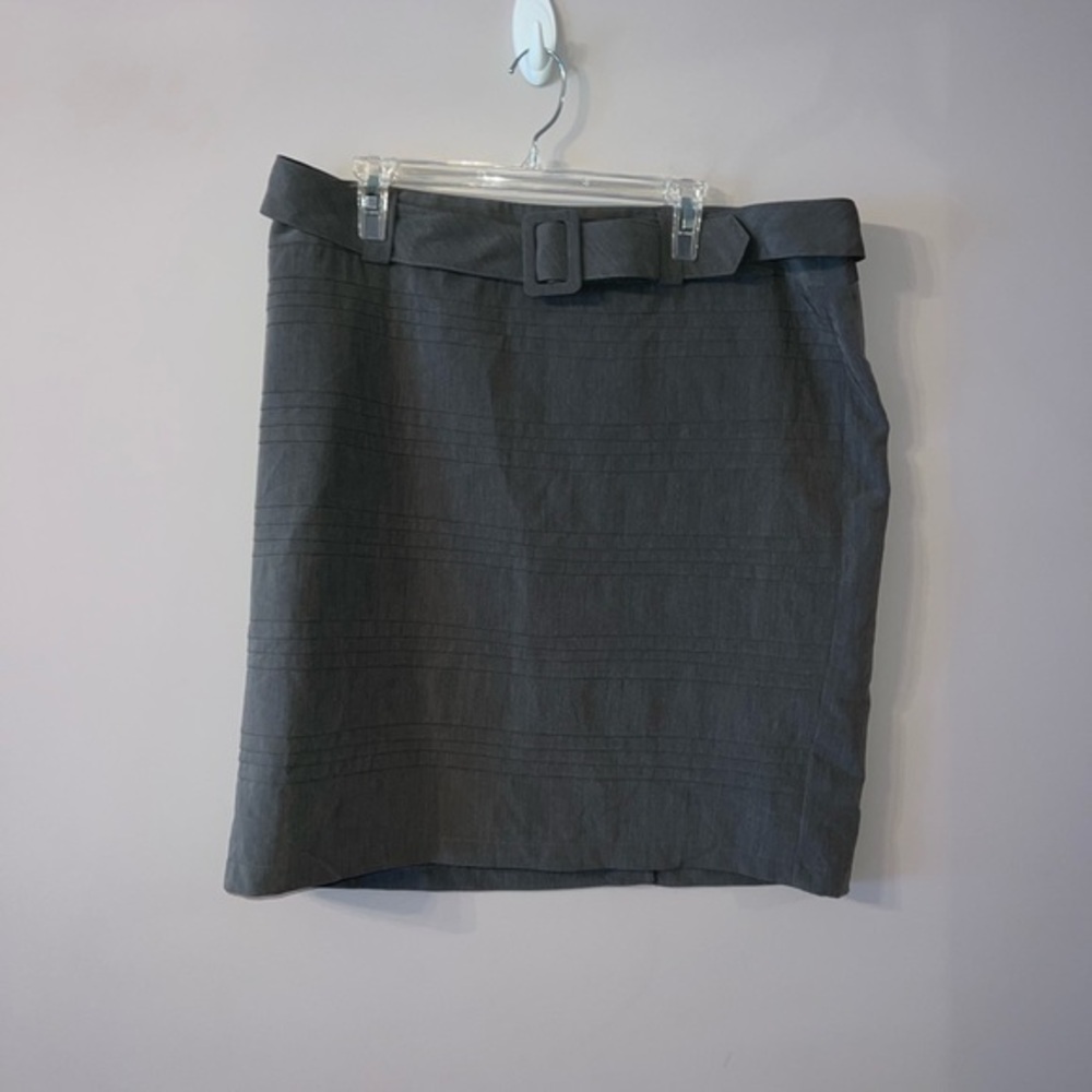 Women’s Larry Levine woman stretch,16 lW gray skirt new with tag